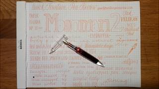 Moonman 2 Quick Fountain Pen Review [upl. by Talmud]