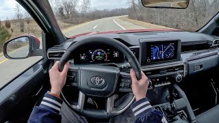 2024 Toyota Tacoma SR5 XtraCab  POV Test Drive Binaural Audio [upl. by Amsirac]