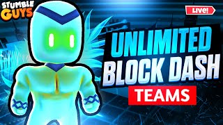 Stumble Guys Live Unlimited Block Dash Team stumbleguys stumbleguyslive shorts [upl. by Cantone]