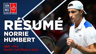 🇬🇧🇫🇷 Résumé Norrie vs Humbert  Davis Cup Finals 2023 Manchester  FFT [upl. by Deni]