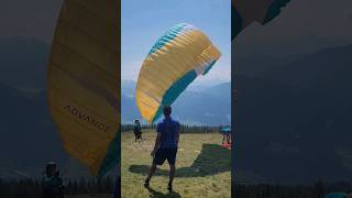 Paragliding launch from the Emberger Alm after walking up for way too long paragliding parapente [upl. by Giardap239]