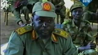 Dr John Garang de Mabior addressing the new graduate army officers [upl. by Ahsiadal]