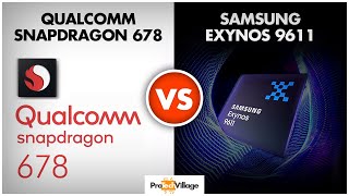 Samsung Exynos 9611 vs Snapdragon 678 🔥  Which is better  Snapdragon 678 vs Exynos 9611 HINDI [upl. by Harrow]