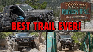 AMERICAS MOST ICONIC ROCK CRAWLING TRAIL  The Rubicon Trail Feature [upl. by Annoved]