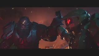 Atriox vs Red Team Spartans amp Master Chief Halo Wars 2 amp Halo Infinite [upl. by Aicargatla465]