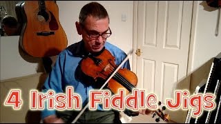 4 Irish Fiddle Jigs [upl. by Nillok]