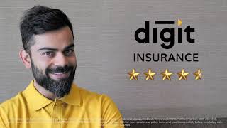 Virat Kohli Switches to Digit Insurance [upl. by Eelsel518]