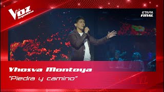 Yhosva Montoya  quotPiedra y caminoquot  Final  La Voz Argentina 2022 [upl. by Yllehs]