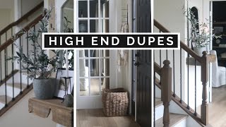 HIGH END VS THRIFT STORE  DIY ENTRYWAY MAKEOVER  DIY THRIFT FLIPS  DIY ACCENT WALL [upl. by Suzanna]