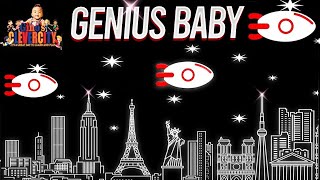 Baby Sensory  black white and red  Baby brain development  Genius Baby [upl. by Obaza]