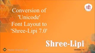 Conversion  Unicode to SL7 Devnagari [upl. by Otsirave]