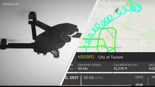 Tucson police chase mystery drone across the city at more than 100 mph [upl. by Adnomar]