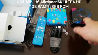 H96 Mini H6 Allwinner 6K ULTRA HD Android TV Box [upl. by Soluk]