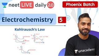 NEET Electrochemistry  L5  Phoenix Batch  Live Daily 20  Unacademy NEET  Deepak Vashishtha [upl. by Akimyt]