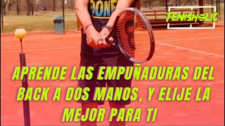 Aprende las empuñaduras del back a dos manos y elige la mejor para tu juego [upl. by Idnor]