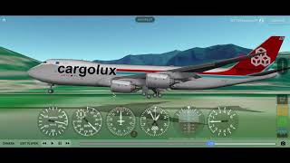 747 at Lugano Airport Crazy Short Runway [upl. by Bucher]