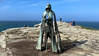 Visit to Tintagel Castle Cornwall Full length Video Footage [upl. by Leta]