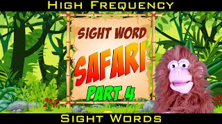 KINDERGARTEN SIGHT WORDS PART 4  10 sight words letters SY [upl. by Elleirua829]