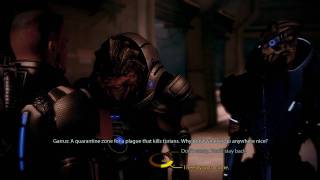 Mass Effect 2  Aliens and the Quarantine Zone Hidden Dialogue [upl. by Neyr]