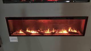 Dimplex 60” OptiMyst Pro 1500 Series Water Vapor Fireplace [upl. by Ehcsrop]