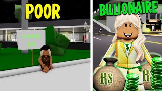 MY BEST FRIEND BECAME A BILLIONAIRE BROOKHAVEN ROLEPLAY  JKREW GAMING [upl. by Valaree775]