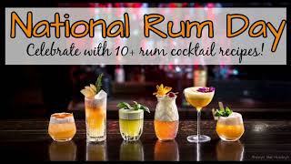 Happy National Rum Day 🍷 🥂 🍾 🥂 [upl. by Connelly]