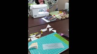 Quilting Tutorial  Quiltworxcom How to assemble the small eight point star [upl. by Nodyarb]