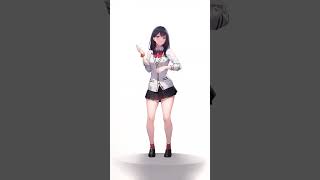 Rikka Takarada 宝多六花 v2 Thicc ver  SSSSGRIDMAN グリッドマン  Gambare Gambare Senpai AI dance cover [upl. by Jecho102]