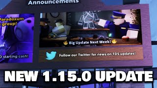 New 1150 Update Is Out Tower Defense Simulator Updates  Roblox [upl. by Alfonzo]