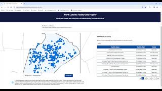 Facility Data Mapper Tutorial for Local Health Departments  Clean Classrooms for Carolina Kids™ [upl. by Adliw]