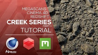 Creek Series Part 1 Megascans  Cinema 4D  Redshift [upl. by Assennej308]