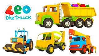 Car cartoon for kids amp Leo the Truck full episodes Street vehicles amp construction vehicles for kids [upl. by Palua]