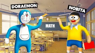 DORAEMON And NOBITA In School In HFF [upl. by Aerdnat]