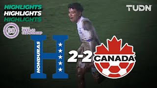 HIGHLIGHTS  Honduras vs Canadá  CONCACAF Sub20 Championship  TUDN [upl. by Dnalkrik]