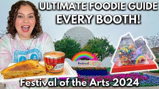 Ultimate Foodie Guide to Epcots Festival of the Arts 2024 Every Booth Entertainment Merchandise [upl. by Alliuqat]