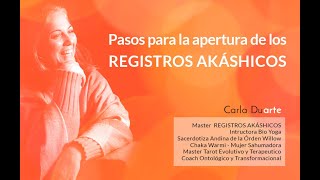 Pasos para la apertura de los Registros Akáshicos [upl. by Oiluj]