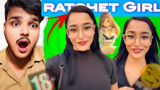 dark comedy 🤢 kajal pandey roast Instagram funny dark 🤮 [upl. by Enatan]