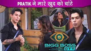 Bigg Boss OTT Live Pratik Sehajpal SLAPS Himself In Lieu Of His Connection Neha Bhasin [upl. by Addy294]