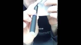 TEST ECIG  Sigaretta elettronica vs sigaretta normale  ecco il catrame che rimane nei polmoni [upl. by Salina]