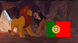 The Lion King 1994 Scar amp Mufasa European PortuguesePortuguês Europeu [upl. by Lefty]