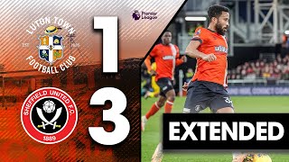 Luton 13 Sheffield United  Extended Premier League Highlights [upl. by Nnyleahs]