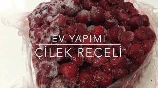 Evde Çilek Reçeli Nasıl yapılır [upl. by Arsi]