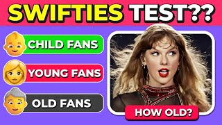 🤷‍♀️ How Old Are You Taylor Swift fan test  ⚠️🚫 Only for Real Swifties  Swifties Test 🎶 [upl. by Narret]