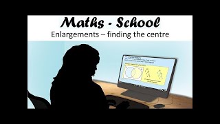 How to find the centre of enlargement A GCSE Maths revision lesson MathsSchool [upl. by Yarehs527]