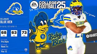 REBUILD OF THE UNIVERSITY OF DELAWARE BLUE HENS  COLLEGE FOOTBALL 25 [upl. by Quirita]