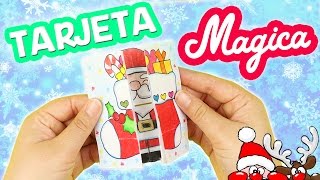 HAZ 4 TARJETAS MÁGICAS en 1 Manualidades para Navidad Mery [upl. by Windham]