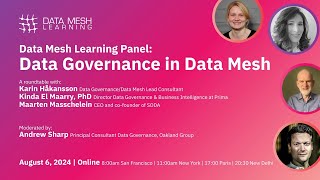 Data Mesh Learning Panel Data Governance in Data Mesh [upl. by Ardaid624]