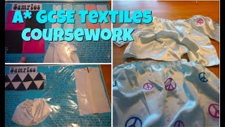 A GCSE TEXTILES COURSEWORK Tips on getting top marks in textiles [upl. by Amann31]