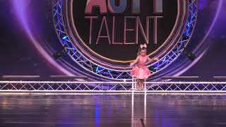 Annie Castellanos  quotIm Cutequot Act 1 Talent jazz dancer [upl. by Ainala]