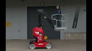 Einweisung  Manitou ElektroMastbühne 10m Typ 100 VJR [upl. by Anauqes194]